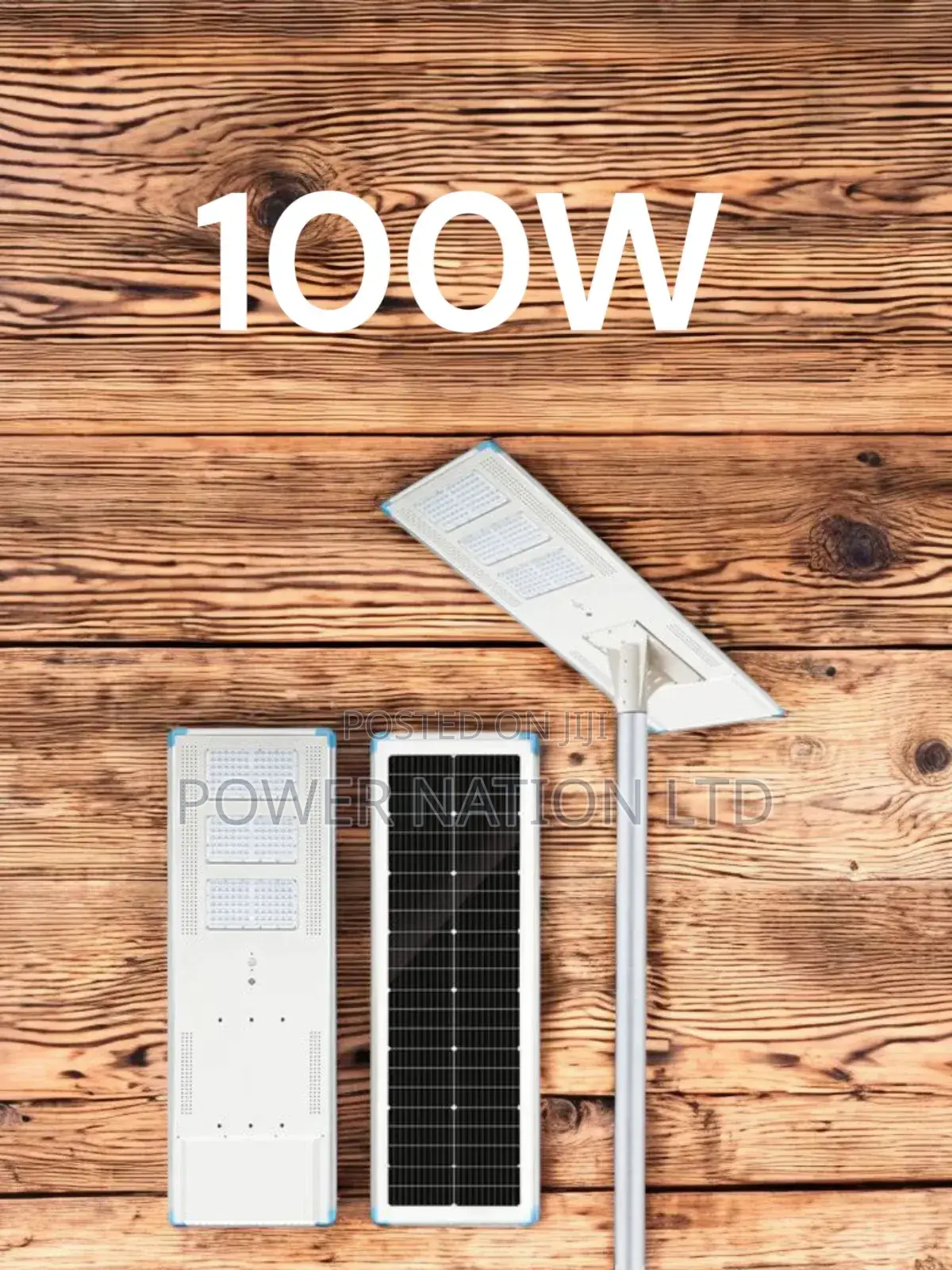 100w Integrated Solar Street Light Boom Booster