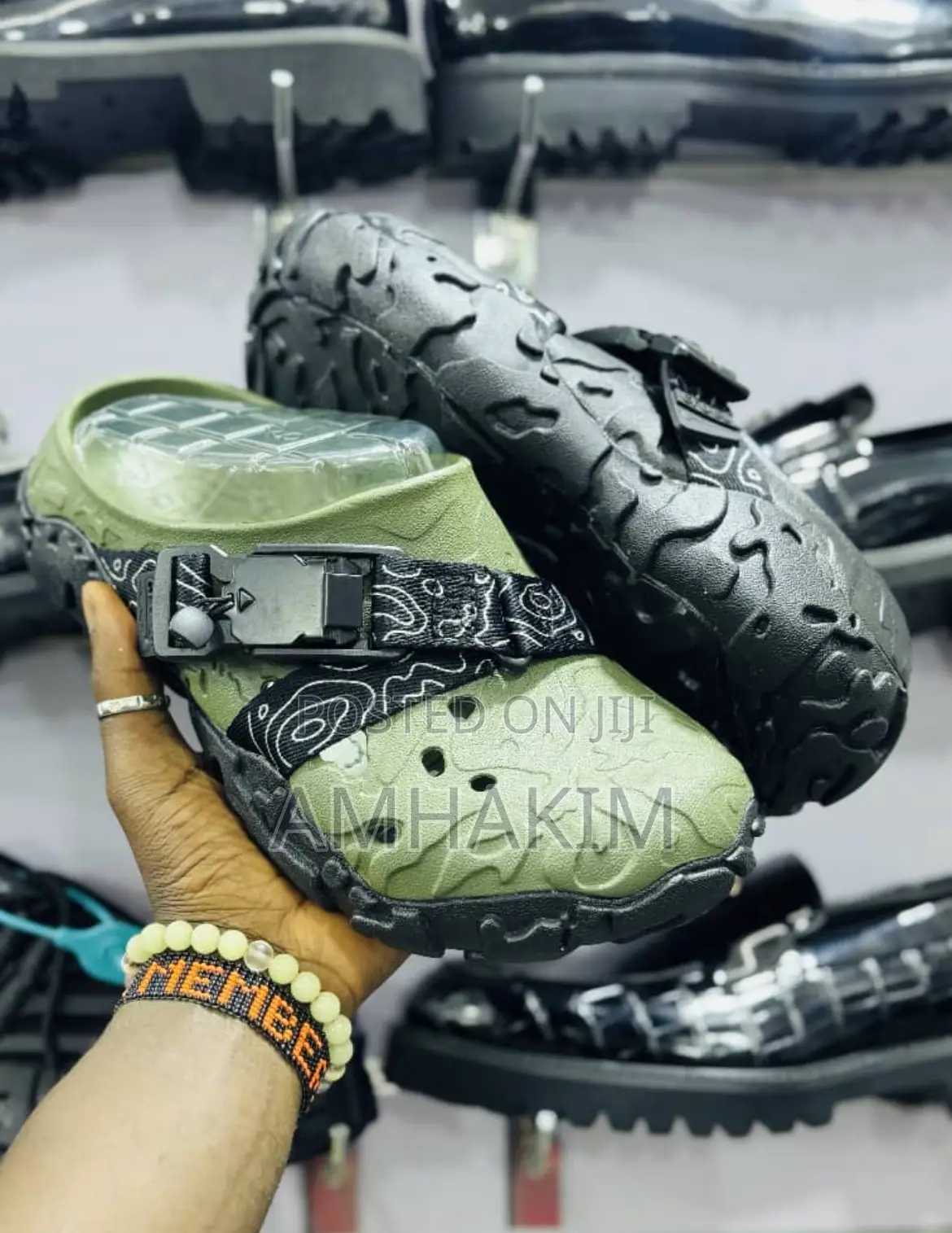 New Men's Terrain Hard Rubber Sole Crocs in Stock