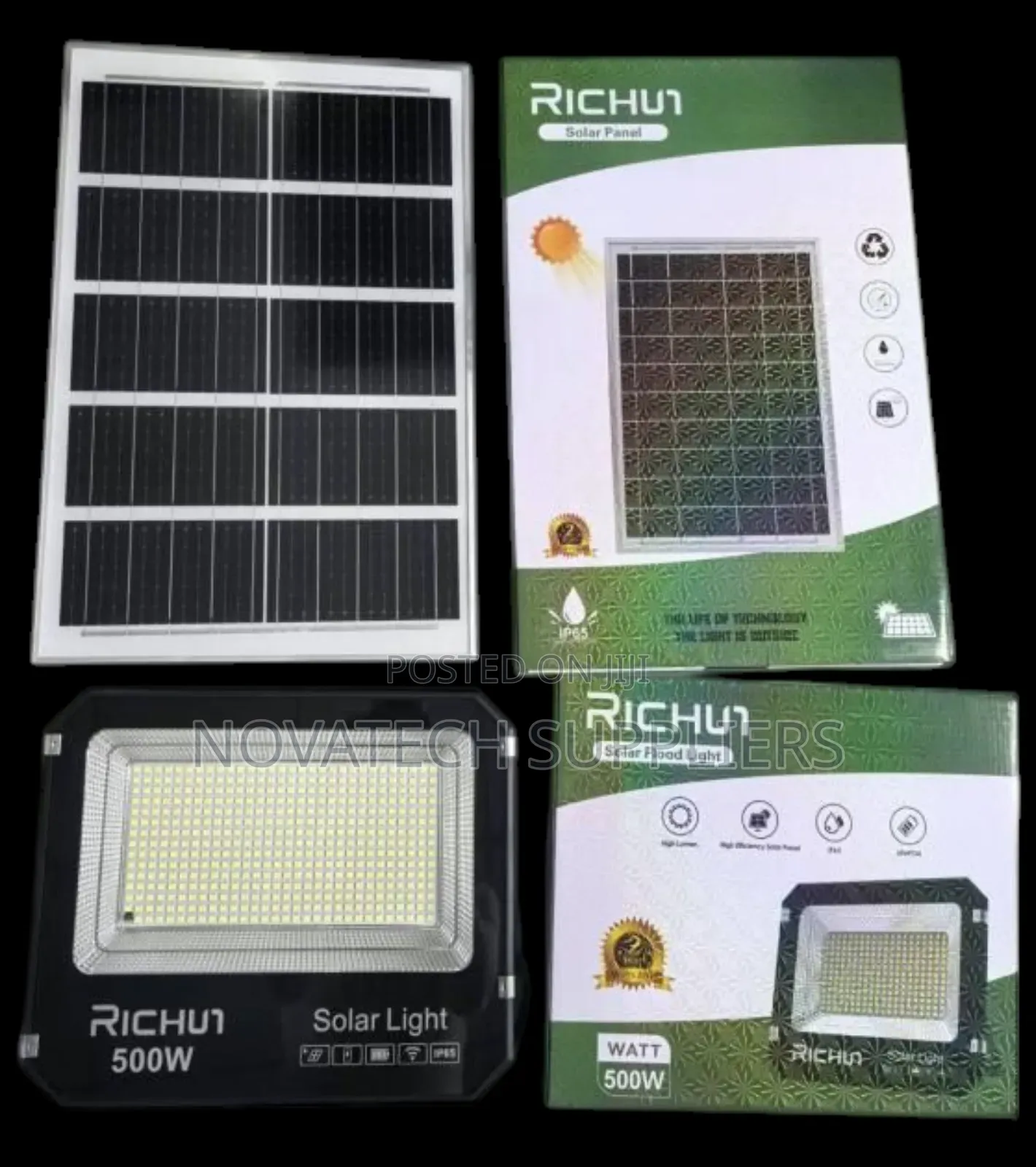 500w Richur Led Solar Flood Lights/ Compound Lamps