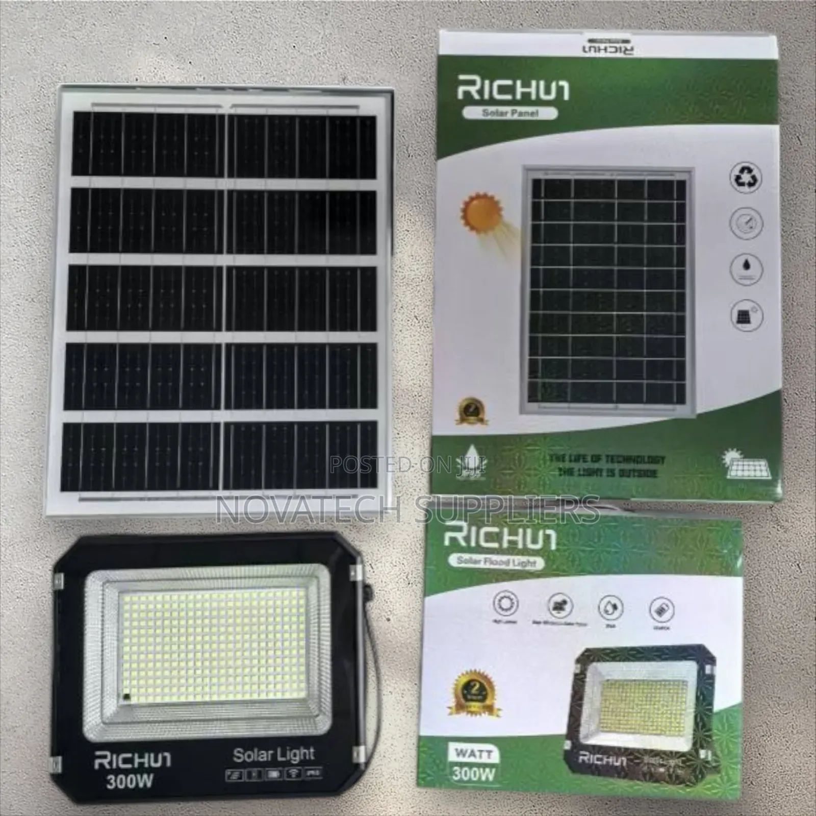300w Richur Led Solar Flood Lights Zeph