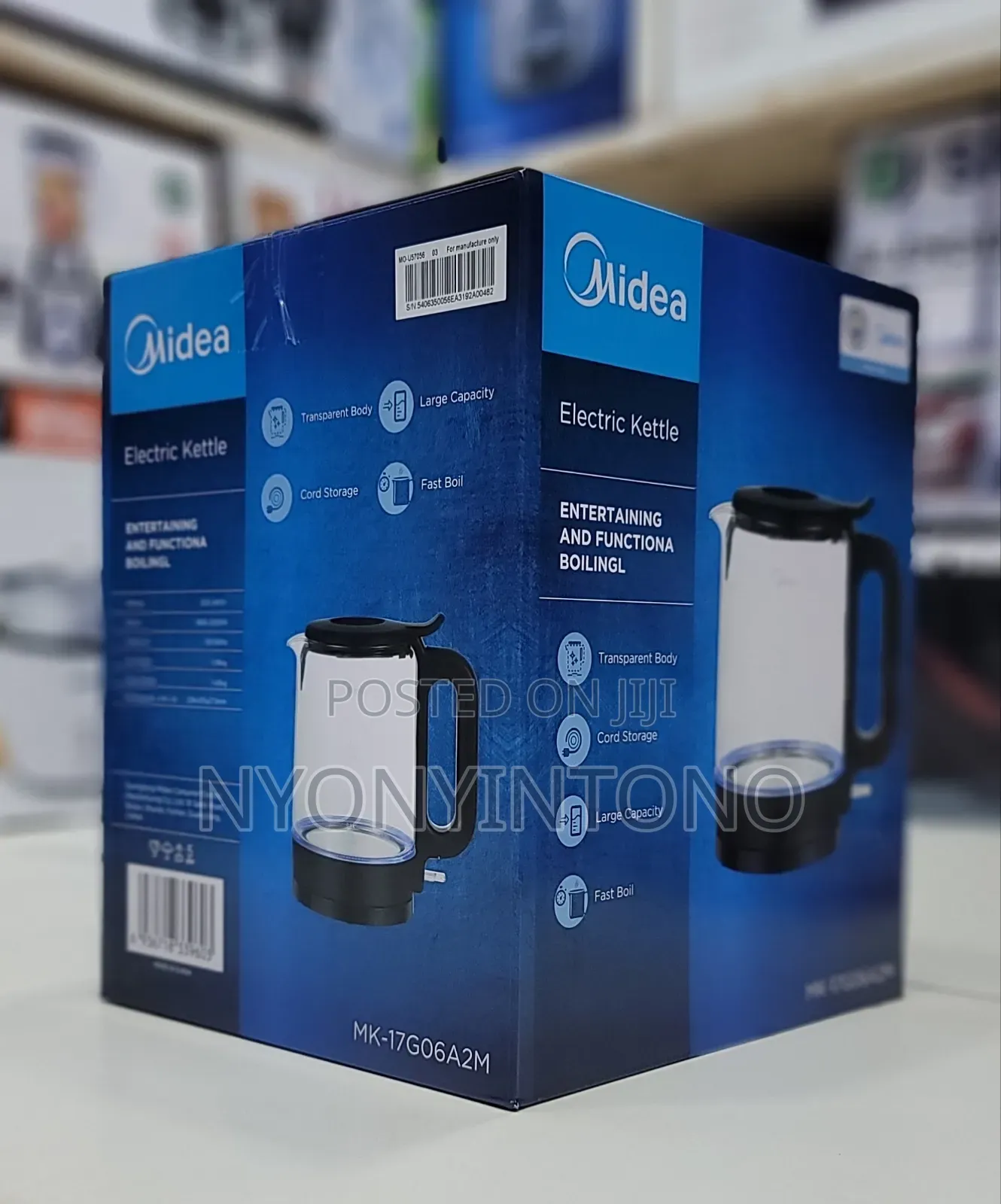 Midea Automatic Electric Cordless Glass Kettle