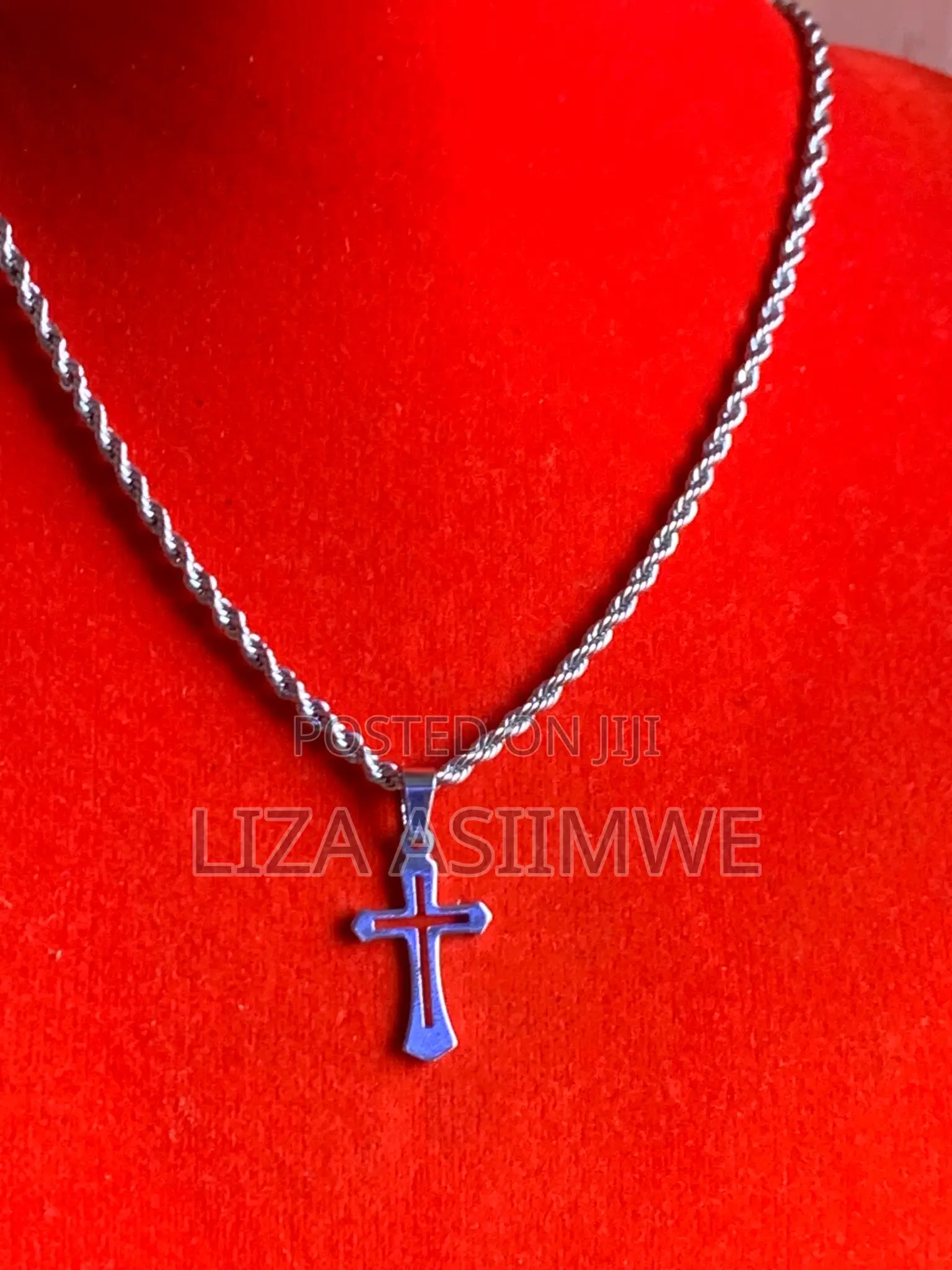 Vintage Cross Pendant Necklace