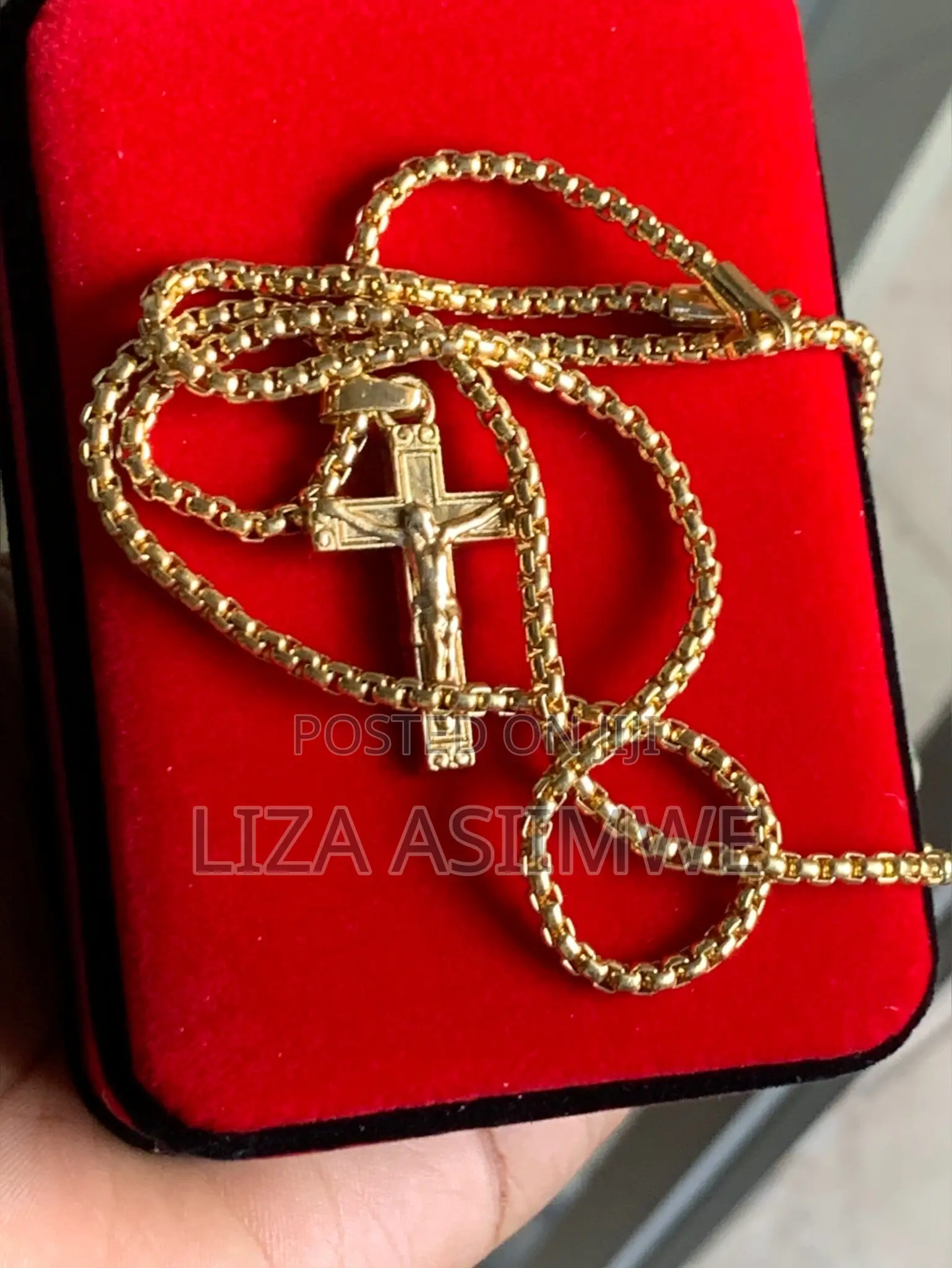 Halo Cross Necklace