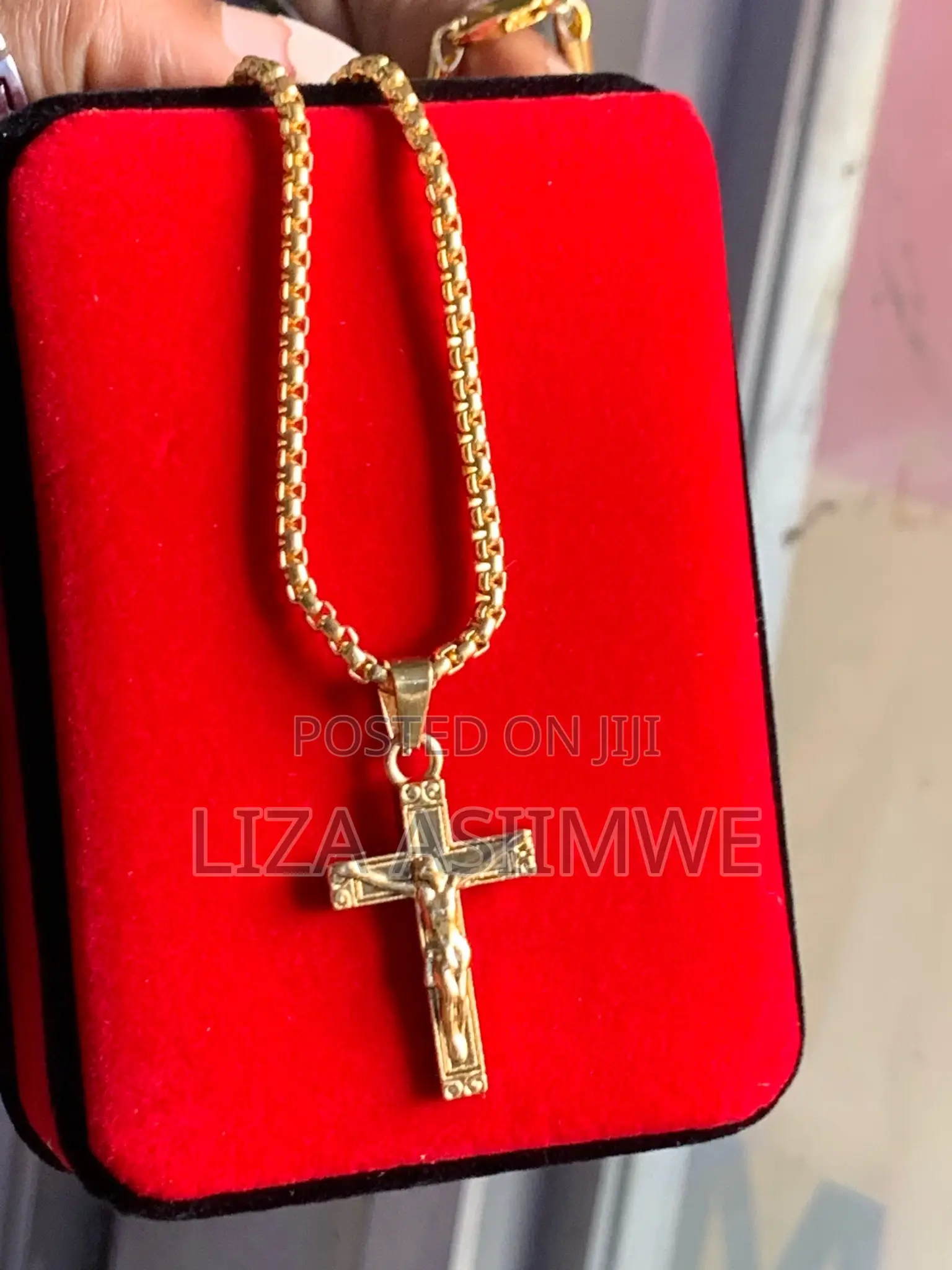 Halo Cross Necklace