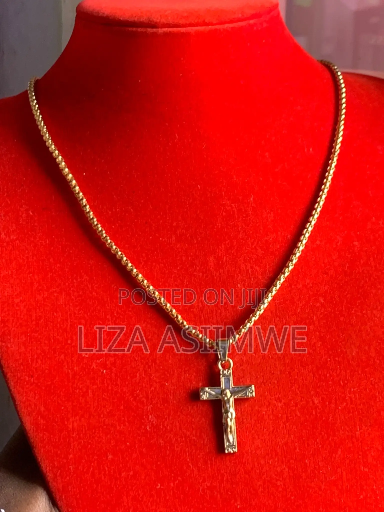 Halo Cross Necklace