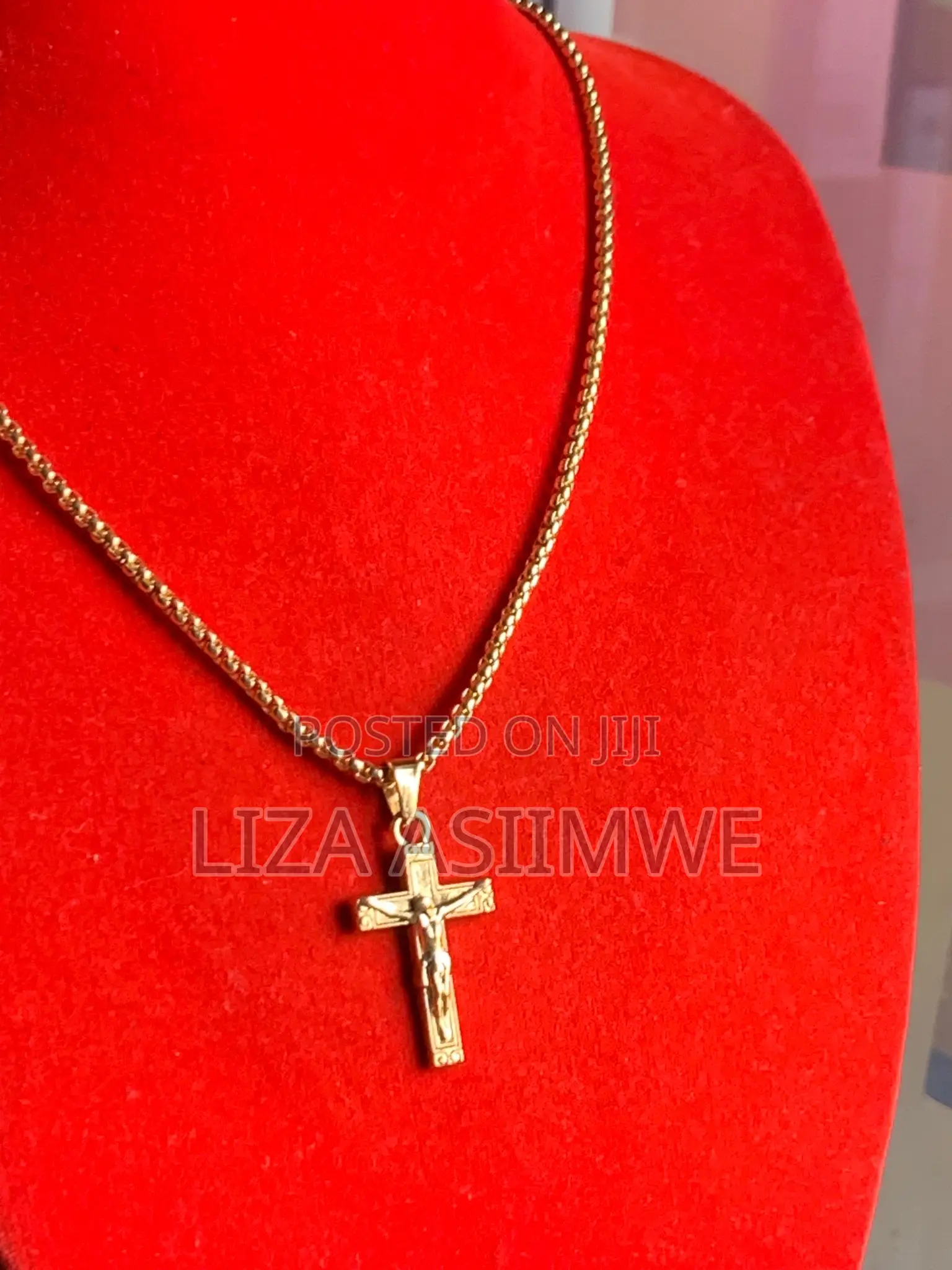 Halo Cross Necklace