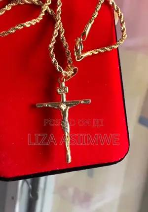 Holy Crucifix Rope Necklace