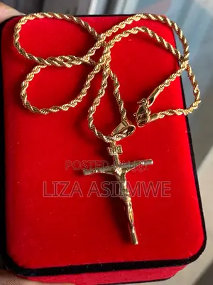 Holy Crucifix Rope Necklace