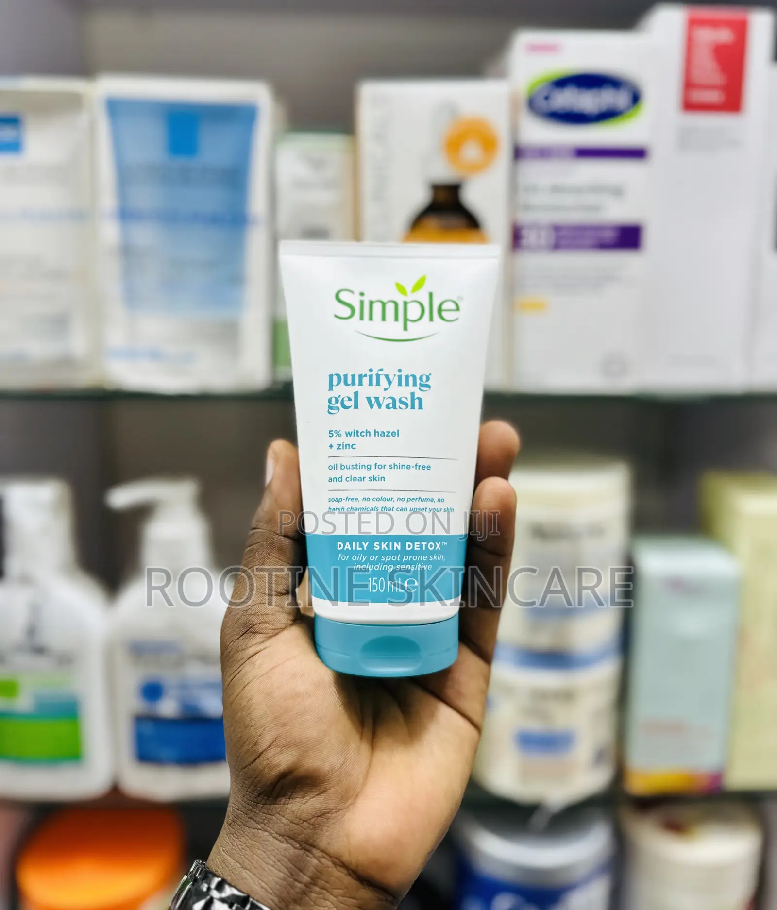 Simple Purifying Gel Wash With 5% Witch Hazel + Zinc