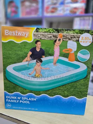 Bestway Family Pool Dunk N' Splash With Basketball Hoops
