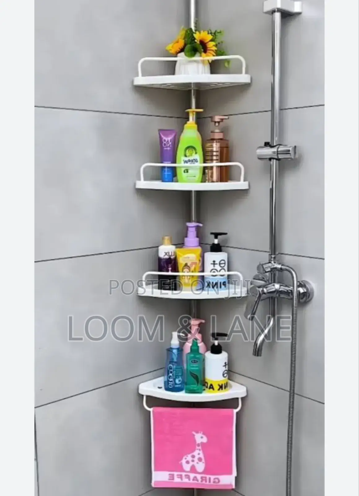New Adjustable Bathroom Corner Shelf/ Rack