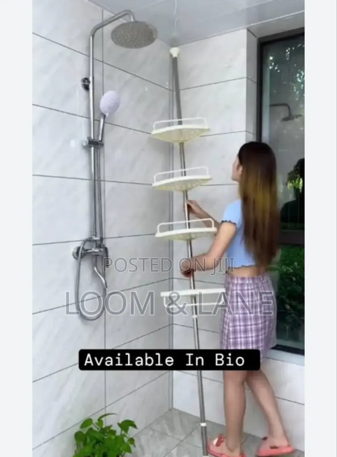 New Adjustable Bathroom Corner Shelf/ Rack