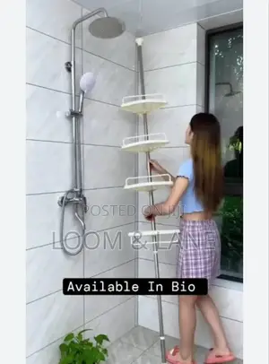 New Adjustable Bathroom Corner Shelf/ Rack