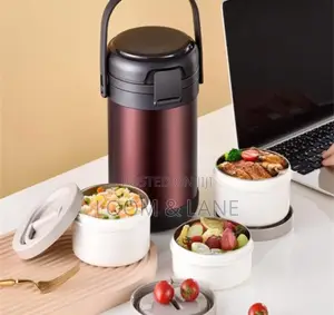 2.3l Stainless Steel Lunch Box With Insulated Lunch Bag