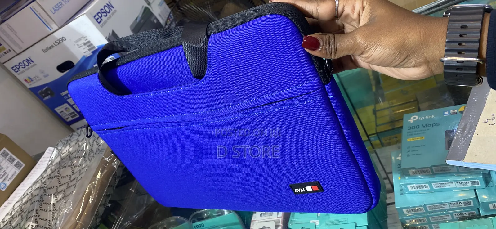 KVM Carry Case Blue Laptop Bag