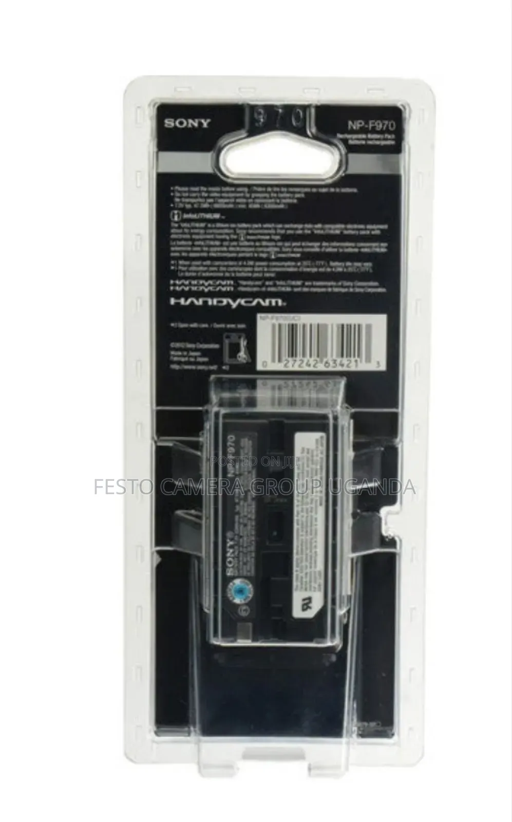 Sony Np-F970 L-Series Info-Lithium Battery Pack (6300mah)