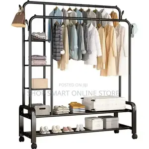 Double Pole Clothes Rack Double Pole Clothes Rack Organizer