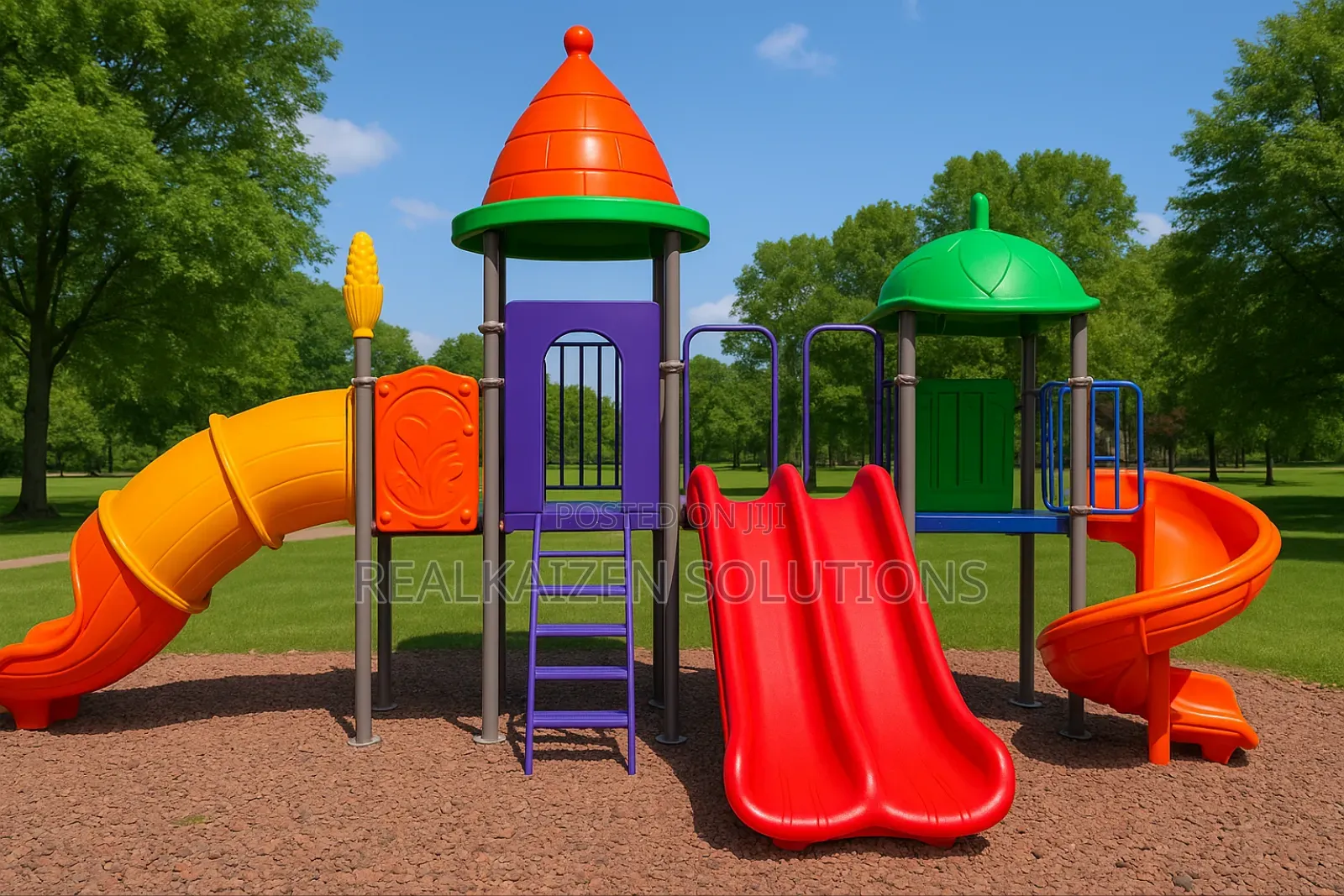 Colorburst Outdoor Multi-Activity Adventure Playground Set