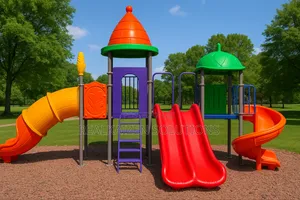 Colorburst Outdoor Multi-Activity Adventure Playground Set