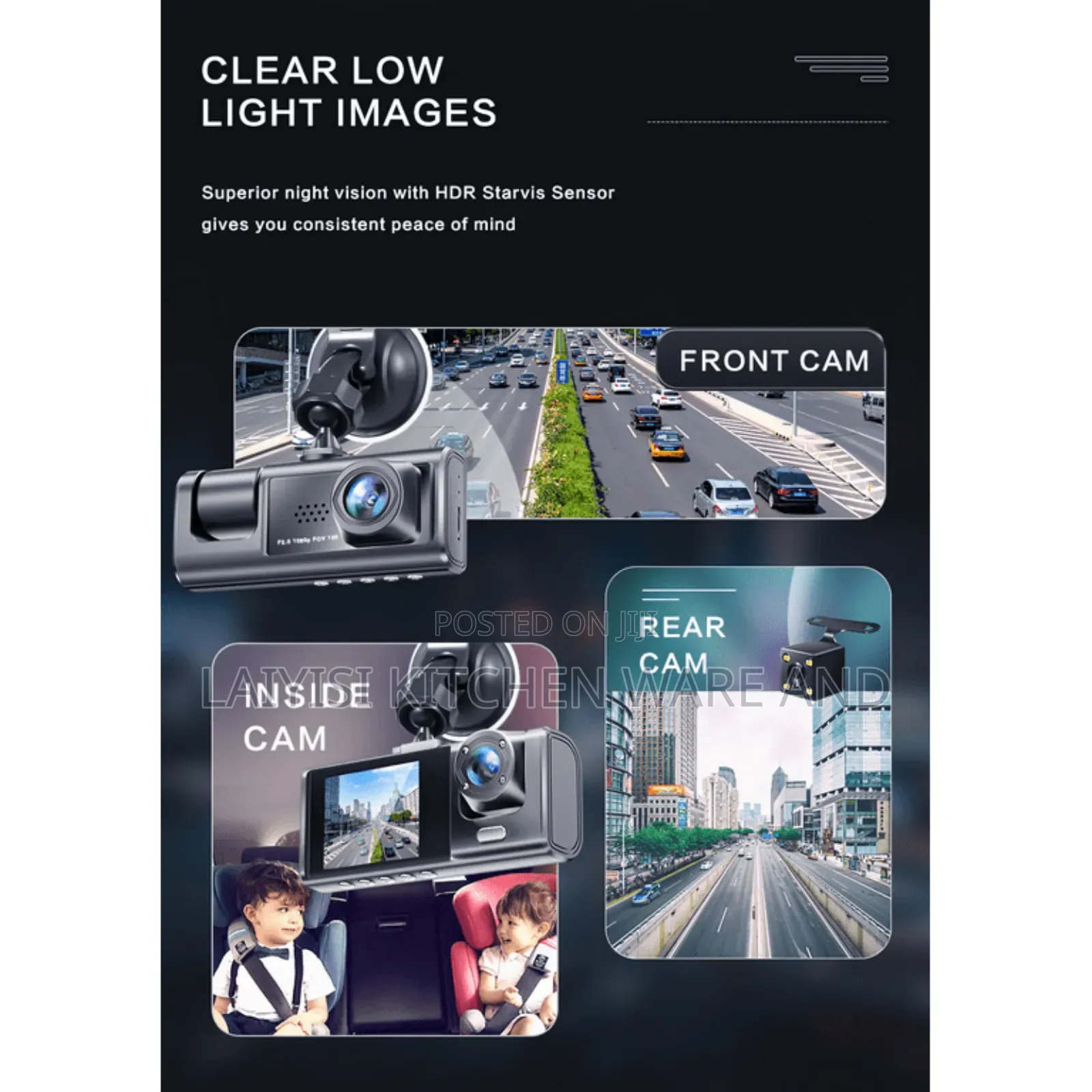 Hdtraffic Recorder Dual Camera Dash W Night Vision Recording