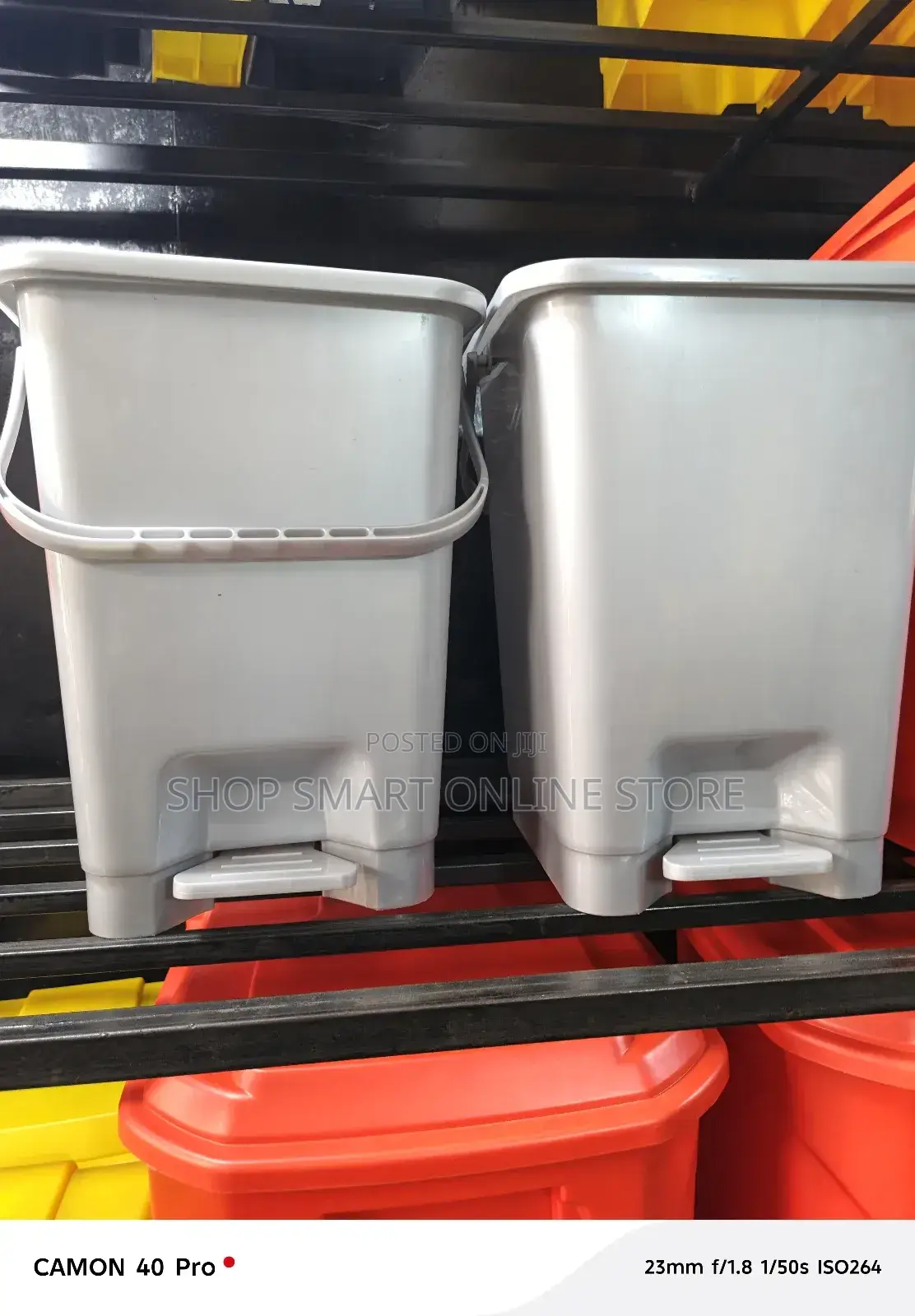 Plastic Step on Dust Bins