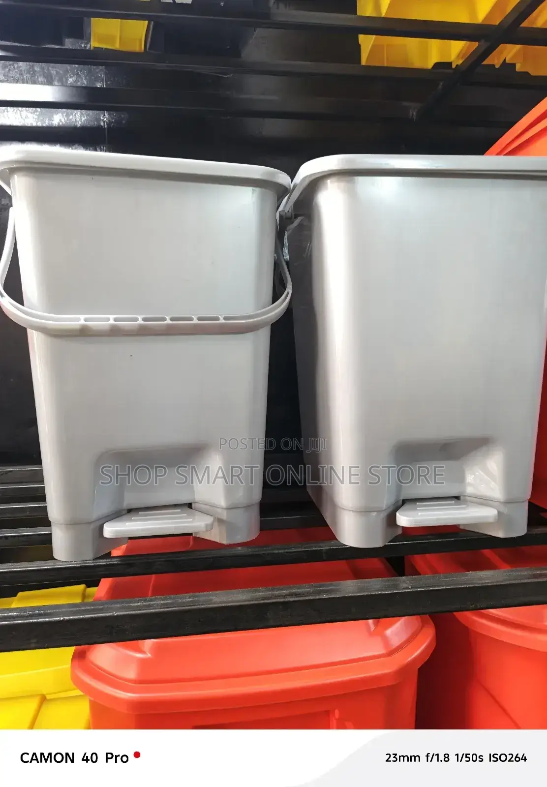 Plastic Step on Dust Bins