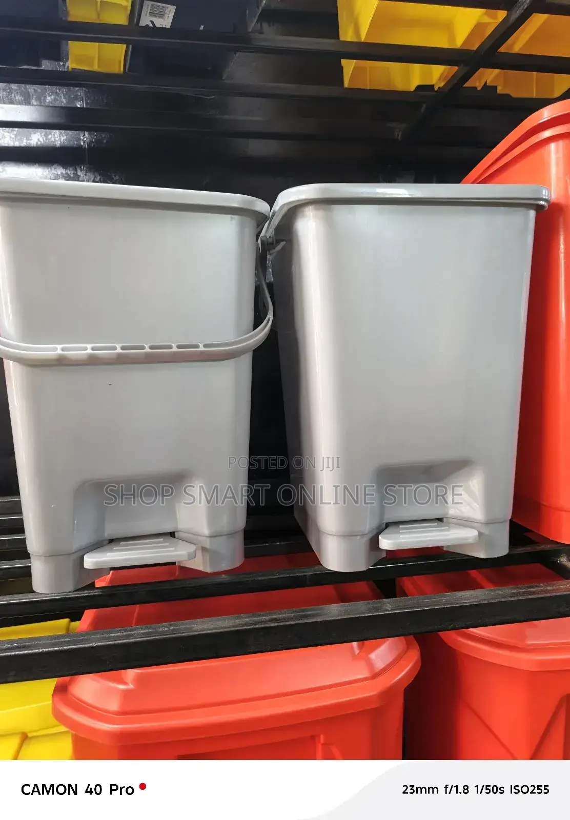 Plastic Step on Dust Bins