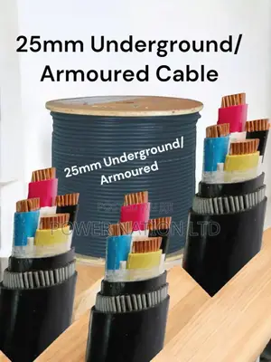 25mm 4core Armoured/Underground Cable for Electrical Wiring