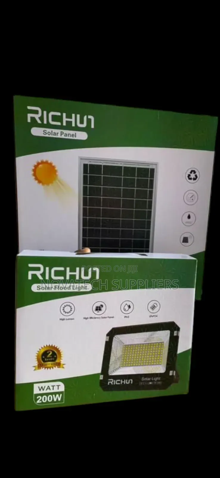 200w Richur Led Solar Flood Lights Hemz