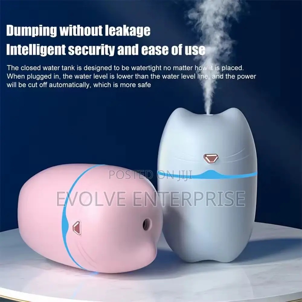 Car Humidifier Quiet Small Vehicle Humidifier With Fine Mist