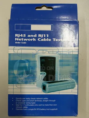 Rj45 And Rj11 Network Cable Tester