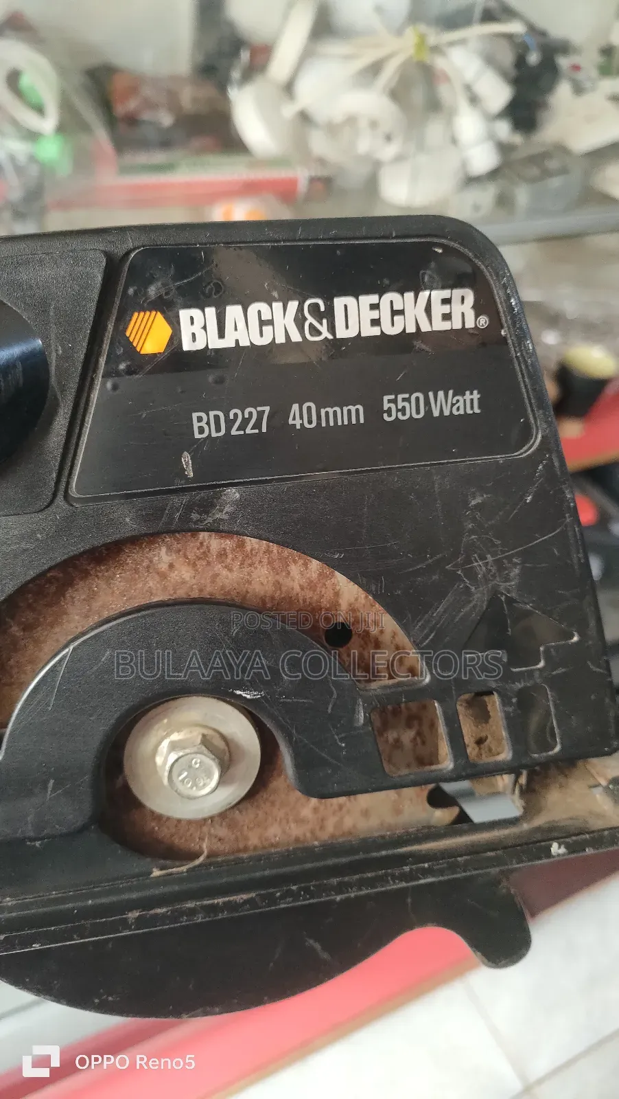 Uk Used Black Decker Bd227 40mm 550 Watt Circular Saw