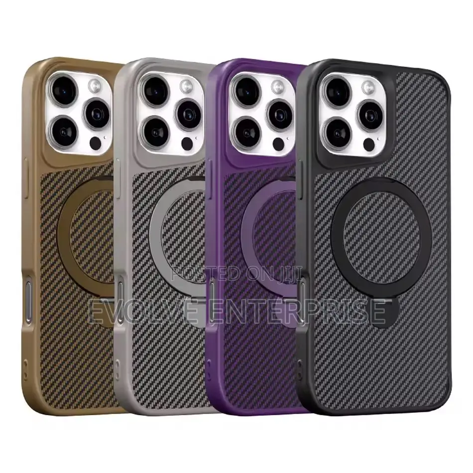 Soft Rubber Magsafe Stand Phone Case for iPhone 15 Pro Max