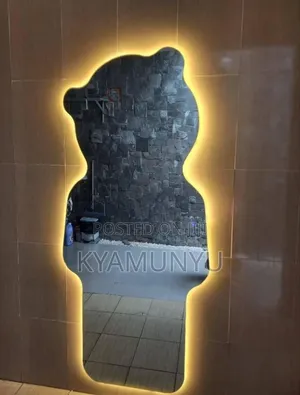 Teddy Bear Shaped Mirror