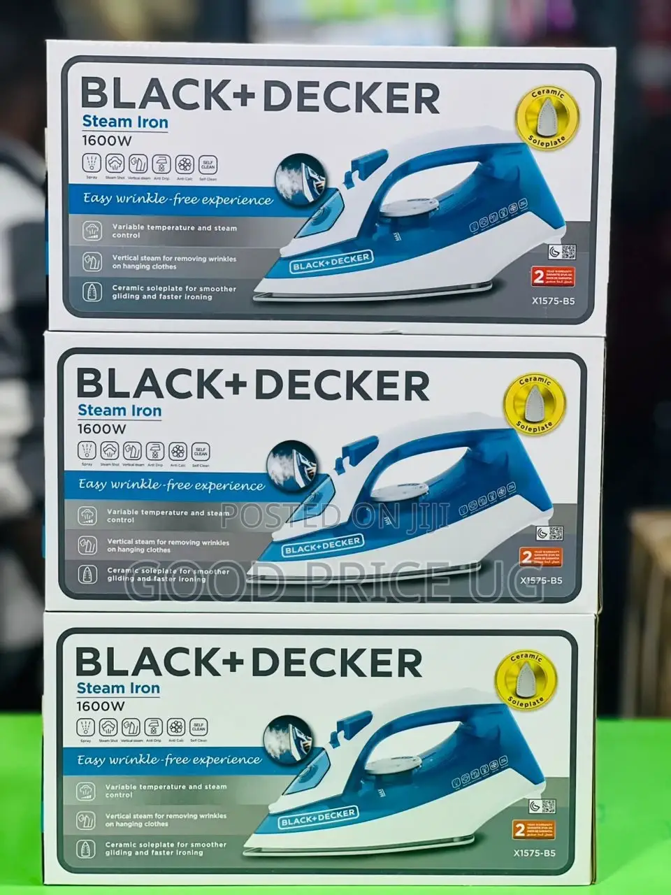 Steam Iron 1600w B N D X1575-B5