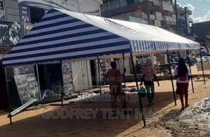 100seater Ordinary Tent I. Blue White
