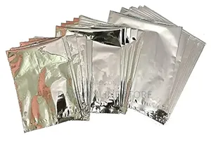 13cm by 13cm Aluminium Silver Foil Pouches Bags 100pcs