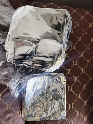 13cm by 13cm Aluminium Silver Foil Pouches Bags 100pcs