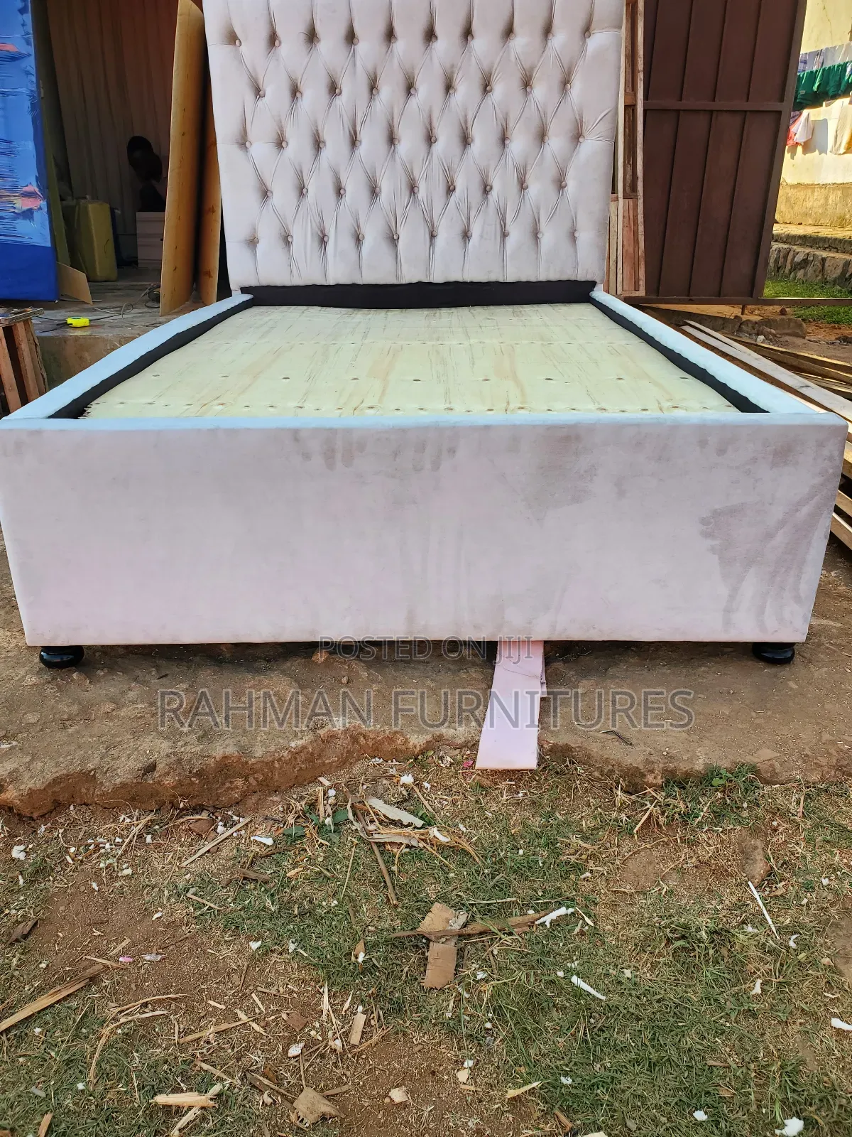 Four by Six Bed Light Cream
