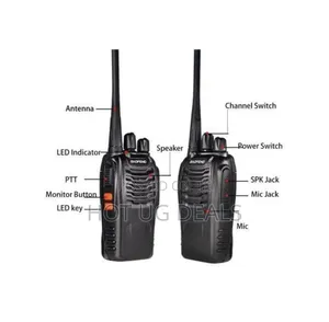 Baofeng Radio Call Walkie Talkie Two-way Radio Pair - Black