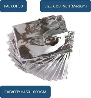 Plain Silver Aluminum Foil Laminated
