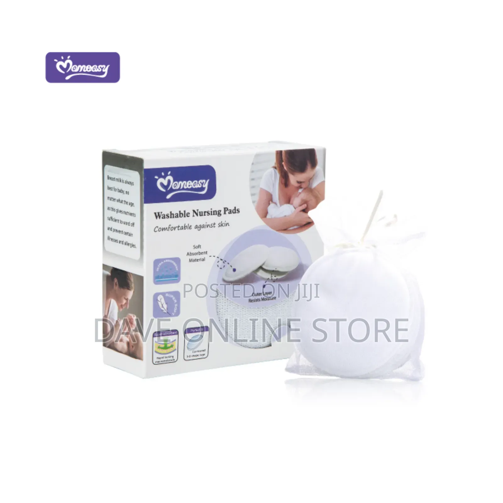 Mom Easy Washable Nursing Pads