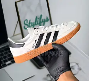 Original Off-White Adidas Spezial Leather Casual Sneakers