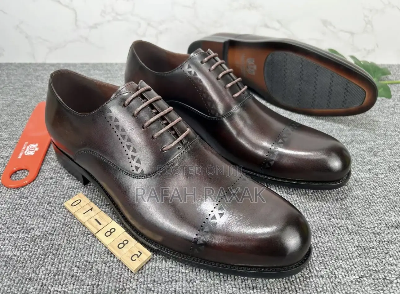 Original Dark Tan Renato Castello Formal/Gentle Oxford Shoes