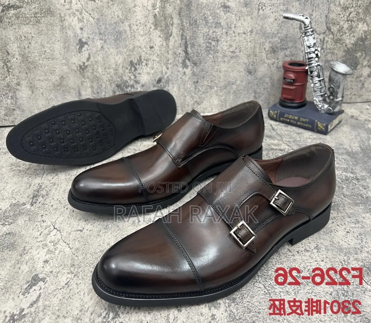 Men’S Super Classic Robby Cavally Double Monk Strap Oxfords