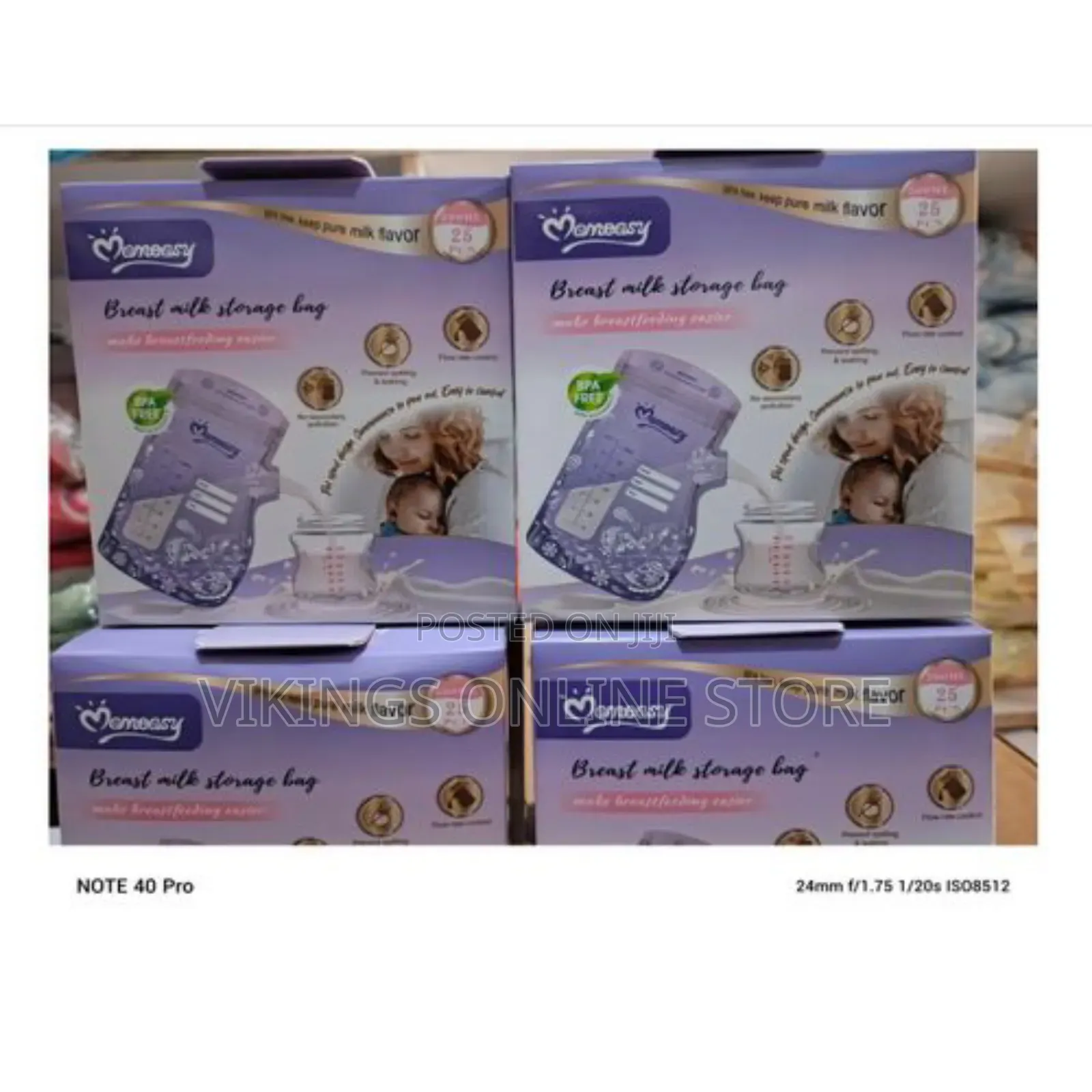 Momeasy Breast Milk Storage Bags 25 Pieces (200ml