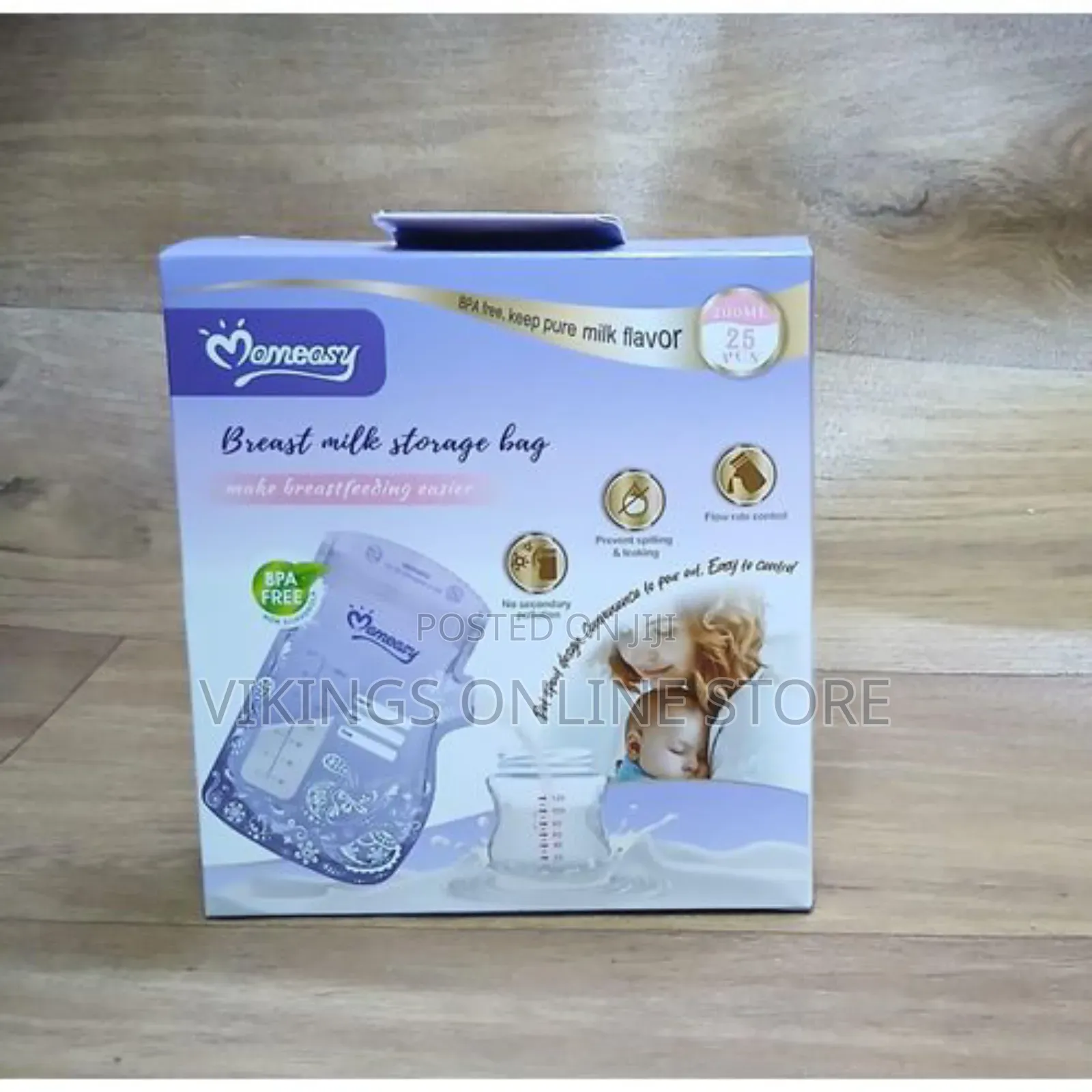 Momeasy Breast Milk Storage Bags 25 Pieces (200ml