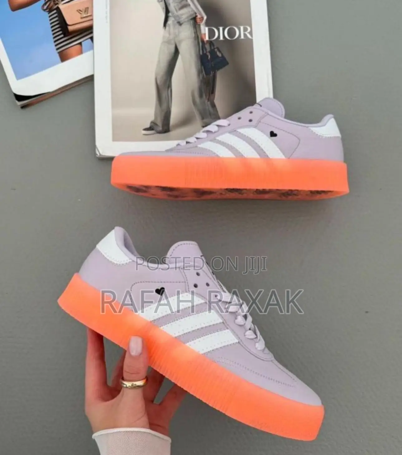 Original Women’S Purple Adidas Sambarose Valentine’S Sneaker