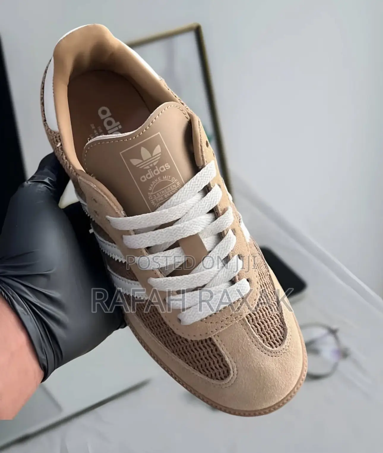 Original Brown Adidas Samba Og “Cardboard” Sneakers