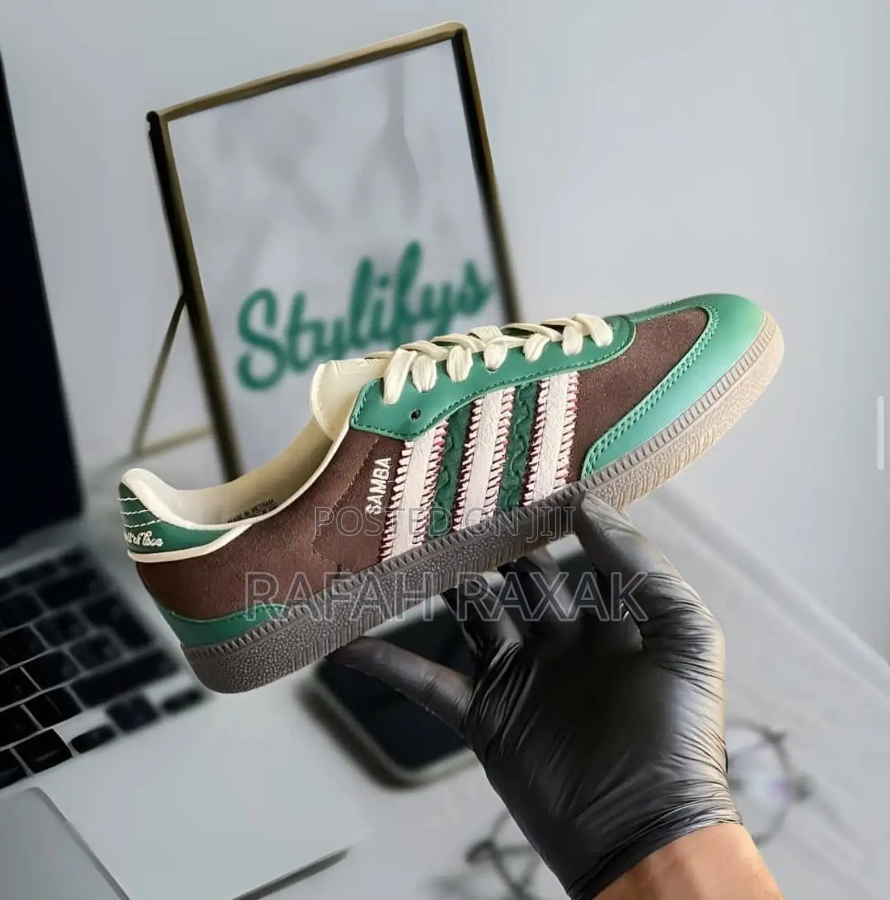 Adidas Samba Og “Notitle Brown/Green” Sneakers in Stock